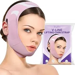 SWOPPLY V-Line Lifting Chinstrap, V-Line Mask, Chinstrap for Sleeping, Reusable Face Strap, Chin Up Patch, V-Shaped Belt, Shaped Face Mask for Sagging-picture-48