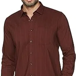 van heusen Men's Striped Slim Fit Shirt-picture-50