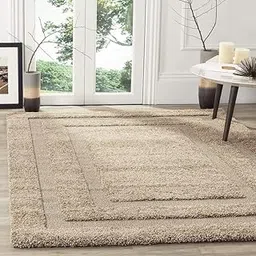 Carpet for Living Room 5 X 7 FEET Soft Fluffy Non-Slip Modern Area Rug for Bedroom & Home Décor – Large Shaggy Carpet (Beige Ferm)-picture-20