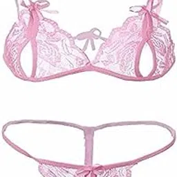 Women Babydoll Lingerie Set for Honeymoon for Woman Thongs | Sexy Night Dress Above Knee Baby Doll Night Dress- SN-11-image-66