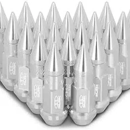 SILVER 1.5 Blox Lug Nuts Car Extended Forged Aluminum Tuner BLOX For Hyundai Kia Honda Scorpio & Mahindra Racing Styling Look-image-29