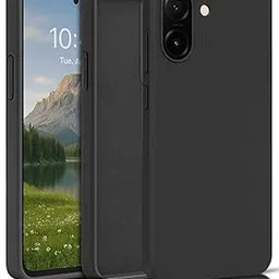Hupshy Liquid Silicone Back Cover Case for vivo V60e 5G, | Soft Micro-Fibre Lining Inside | Camera Protection Bump | Shockproof Back Cover Case for vivo V60e 5G (Silicone, Black)-picture-26