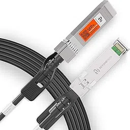10G SFP+ Direct Attach Cable - 30 AWG Twinax LSZH / 2 Meters (2m / 6.5ft) - Beyondtech 10Gb Gigabit Ethernet Switch Network SFP DAC Cable Series image 1