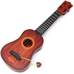 SAHAJ ENTERPRISES 4 String Acoustic Décor Guitar Children's Educational Musical Instrument Child Learning Random Brown Best Gift 24 Inch Kids Keep Tone Picks Strap Ability Beginner Sound (Guitar)-image-25