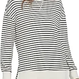 glamaker Women's Long Sleeve Crewneck Sweatshirt Air Essentials Soft Loose Pullover Sweatshirts-picture-17