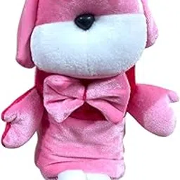 Safe N Cute Baby Feeding Bottle Cover, Plush Stretchable, 260 ML, Infant Milk Bottle Case (Pink)-picture-19