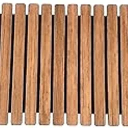 Wooden Handicraft FOULDING Table Runner for Dining Table (14" X 36") INCH (Fawn)-picture-32