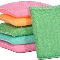 Galley Non - Scratch Multi Color Kitchen Utensil Cleaner Foam Pad I Multi Purpose I Tile Cleaning I with 20 MM Thickness (Pack of 12 Pcs 20mm Thick)-image-12