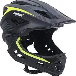 DRBIKE Kids Full Face Helmet Kids Bike Helmets Lightweight Mountain Bike Helmet Detachable for MTB BMX Skating Cycling Scooter Safety Bicycle Helmets for Youth Child Boys Girls Ages 6-12 Black-picture-15