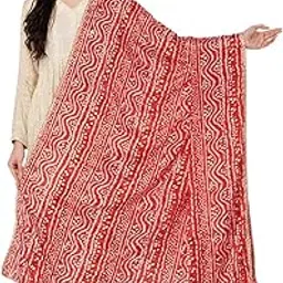 akshadeep Women's Art Silk Bandhani Print Dupatta with 2.20 Meters | Women’s cotton printed dupatta with tassels-picture-42