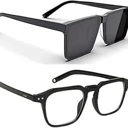 elligator UV Protected Wayfarer Sunglasses for Men & Women | Full-Rim Cover Eyewear for Driving, Cycling, Sports | Lightweight Flexible Optical Frame for All-Day Comfort & Selfies Article Numb_205-04-picture-16