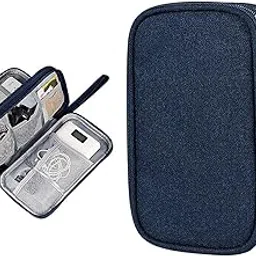 Orrda Electronics Accessories Organizer Bag | Universal Carry Travel Gadget Bag for Cables, Plug and More, Perfect Size Fits for Pad Phone Charger Hard Disk (Multicolor)-picture-53