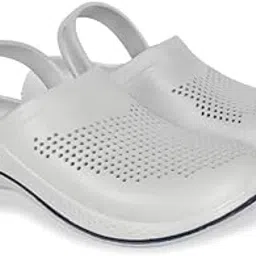 vintex Casual Sports Clogs| Comfortable & Lightweight Daily Use for Men/Boys White-picture-50