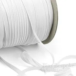 5 Yards of JETT White Simple and Modern Lingerie Elastic, Made in Italy-picture-28