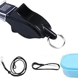 CALANDIS™ Sports Whistle Lightweight Portable with Lanyard for Referees Soccer Outdoor Black | Safety Whistles | Emergency Gear | & Hiking | Outdoor Sports-picture-30