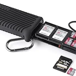 PGYTECH CreateMate High-Speed SD Card Reader USB 3.1 Type-C SD/TF Card Carrying Case Holder for Cameras, Smartphones, Drones, Action Cameras (Black)-picture-21