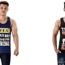 Round Neck Big Armhole Gym Stringer Vest for Men|Gym_tee162-picture-36