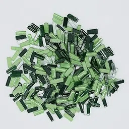 Sweven Art Mosaic Tiles, 5x20mm Thin Pipes, 5mm Thick, Green Shade Assortment (Pack of 200Gms)-picture-34