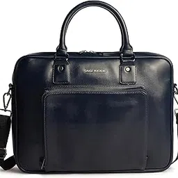 gauge machine Professional Vegan Leather Messenger Briefcase Bag for Office |Fits upto 14/15 / 16 inch Laptop |Separate Padded Laptop Compartment |Water Resistant |Men & Women |16L-picture-39