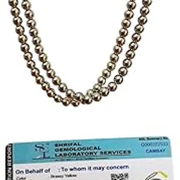 Certified Golden Pyrite Jaap Mala 108+1-8 mm Beads for Prosperitiy Wealth Willpower and Financial Abundance-picture-24