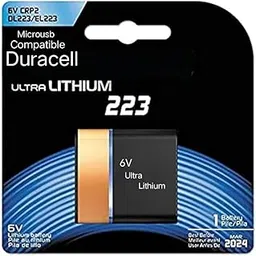 Compatible with Duracell 223 6V CRP2 DL223/EL223 Ultra Lithium Battery (Pack of 1)-image-10