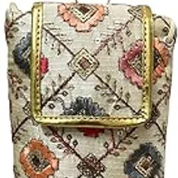 Ethnic Embroidered Mobile Sling Bag/Pouch Purse with Waist Clip for Women/Girls-picture-20