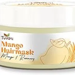 Tvishi Mango Hair mask - 50 gms | Reduces Hair Fall | Hair Mask for Dry Hair, Damaged Hair & Frizzy Hair | Deep Conditioner Hair Mask for Men & Women | Sulphate And Paraben Free-picture-33