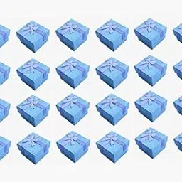 STAR SAI COLLECTION- 6 Pcs Small Ring Boxes for Jewelry – 1.6 x 1.6 x 1.2 Inch Sturdy Cardboard Cube Boxes for Rings, Earrings, Pendants – Packaging for Wedding, Party-image-41