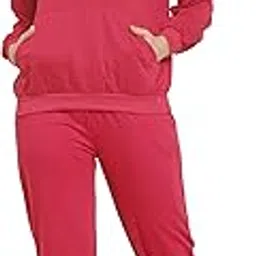CANIDAE Women Winter Woolen Hoodie Pajamas and Hoodie with Pocket Set Comfy Sleepwear || Regular & Plus Sizes || Small to 12XL ||-image-43