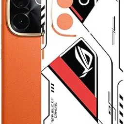 AtOdds Mobile Skin Sticker Wrap | Compatible for VIVO IQOO Z9S PRO (5G) | Scratchproof Matte Finish | Full Coverage for All Sides & Camera Protection (RogRed)-picture-30