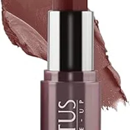 Lotus Make-Up Ecostay Powder Matte Lipstick | Hydrating and Nourishing | Long Lasting | Lightweight | Powder Matte Finish | (PM15-BOW-WOW RED, 4.2GM)-picture-45
