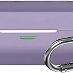 Cocoonkart Silicone Case Cover Compatible for Realme Buds Air 7 | 7 Pro (Lavender Purple)-picture-27