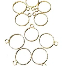 Round Open Back Bezel pendent Frame for Resin Jewellery-image-0