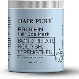 Protein Hair Spa Mask | Strengthening & Nourishing Treatment | Reduces Breakage & Restores Shine | Deep Conditioning for All Hair Types | Ideal for Damaged & Color-Treated Hair – 900 ml-image-91
