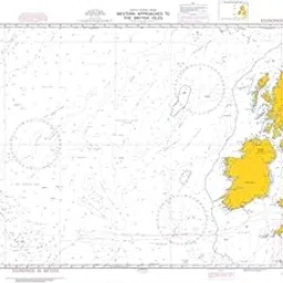 NGA Chart 102-Western Approaches to The British Isles - Water-Resistant-image-72