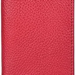 sassora Premium Leather Zip Closure Unisex RFID Travel Key Case Pouch (Cherry)-picture-15