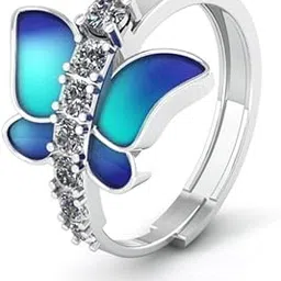 miss highness Pure 925 Sterling Silver Ring Rhodium Plated Minimal Jewelry Hallmark with Size Adjustable Birthday Wedding Anniversary Gift for Women and Girls CZ AAA+ Diamond jewellery(MH-R-74)-picture-15