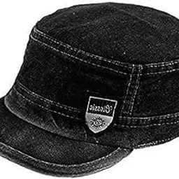 RYTORIA Unisex Denim Cap Blue Black Free Size for Men and Women Pack of 1-picture-38