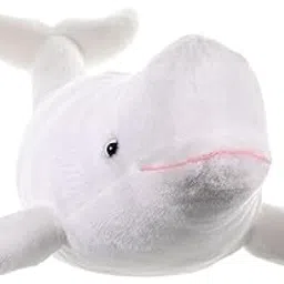 WILD REPUBLIC Cuddlekins, Beluga Whale, Stuffed Animal, Plush Toy, Gifts for Kids, 21 Inches image 1