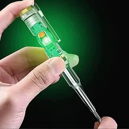 1-PACK Multi-Function Circuit Power Check Voltage Tester PEN Digital Voltage Alert Sensor Tester LED Light Non-Contact Electric with Screwdriver(12-500V) Portable, Safe and Reliable-image-98