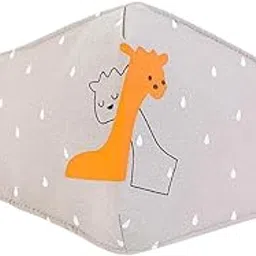 myaddiction 5xKid Winter Thickened Face Mask Anti-Dust Mouth Mask Washable Gray Giraffe-picture-20