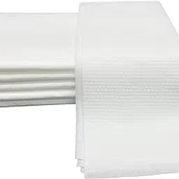 Simplisa Disposable Face and Hand Towel | Ultra Gentle Face Towels for Travelling, Spa, Beauty Parlour, Hotel, and Hospital | Non Woven 70 GSM | 12" X 12" inches - White (Pack of 50)-picture-10