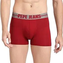 pepe jeans Men's Modal Classic Regular Solid Trunks-picture-27
