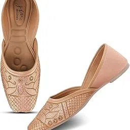 jm looks Women’s Embellished Traditional Jutti with Intricate Detailing and Comfortable Fit-picture-23