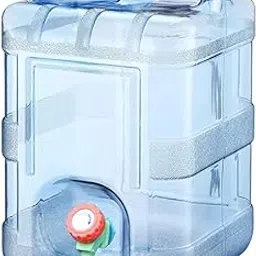 Lexotho 15L Camping Water Can with Tap Portable Camping Picnic Hiking Camping Water Tank Storage Container for Travelling Water Camper Dispenser Barrel with Faucet(Blue)-image-4