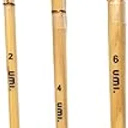Amazon Brand - Umi Synthetic Hair Mop Brush Set – Soft Bristles for Smooth Blending and Wash Techniques, Ideal for Watercolor, Acrylic, and Gouache Painting (3 Piece)-image-34