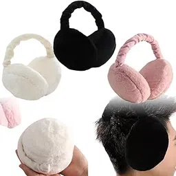 brown leaf Winter Premium Outdoor Wear EarMuffs/Warmer for Kids and Adults Hair Accessory for winters-picture-43
