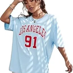 imsa moda Women Oversized Printed Tshirt | Oversize T-Shirts for Women | Women Drop Shoulder Tshirts | Bagy Fit Women Tshirt | Printed Oversize Tshirt-picture-52