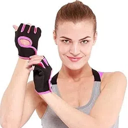 Gymwar Gym Gloves for Weight Lifting Crossfit Fitness Workout Exercise Hand Grips for Women (Free Size)-picture-33