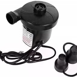 Hetarmi Enterprise Plastic Vacuum Air Pump AC Electric for Sofa, Bed, Swimming Pool Tubes, Toys, Air Bags, Mattresses, Big Balloons, Black-image-0